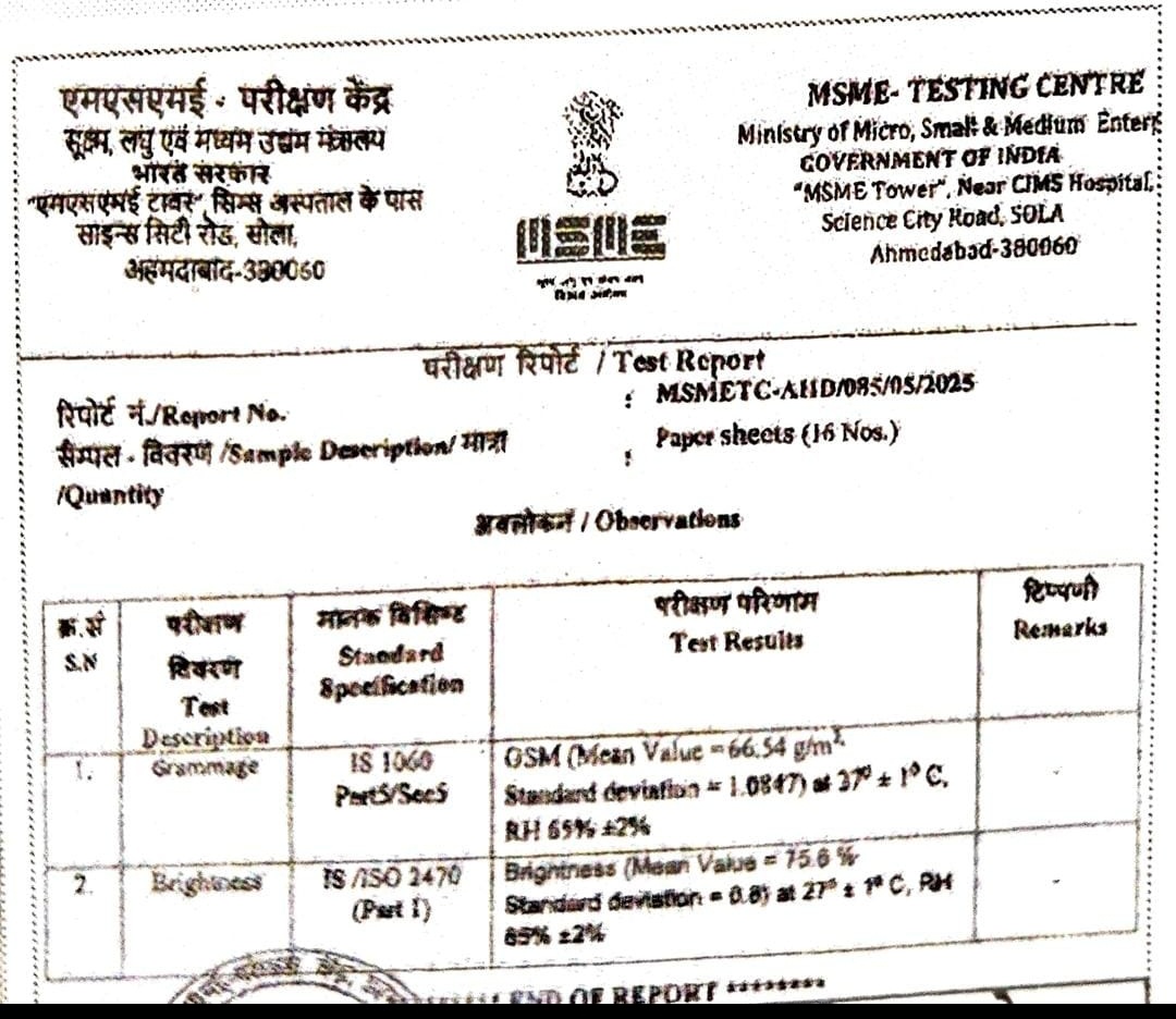 सत्यमेव जयते  પાઠ્યપુસ્તક મંડળે ખરીદેલ કરોડો રૂપિયાના કાગળની ગુણવત્તા હલકી હોવાના કોંગ્રેસના આક્ષેપો સાચા સાબિત થયા,24 મે ના રોજ આ કૌભાંડ ઉજાગર કરવા પ્રેસ રિલીઝ કરવામાં આવી હતી,15 વરસ થી એક ની એક એજન્સી ને ટેન્ડર અપાતું હતું : હેમાંગ રાવલ(પ્રદેશ કોંગ્રેસ પ્રવક્તા)તારીખ : 27/5 થી 8/6/25 ન્યૂઝ ઓફ ગાંધીનગર દૈનિક, જન ફરિયાદ દેશ વિદેશ સાપ્તાહિક પીડીએફ ફાઈલ વાંચો.janfariyadnews યુ ટ્યુબ ચેનલ ઉપર સમાચારોના વિડિઓ જુવો.